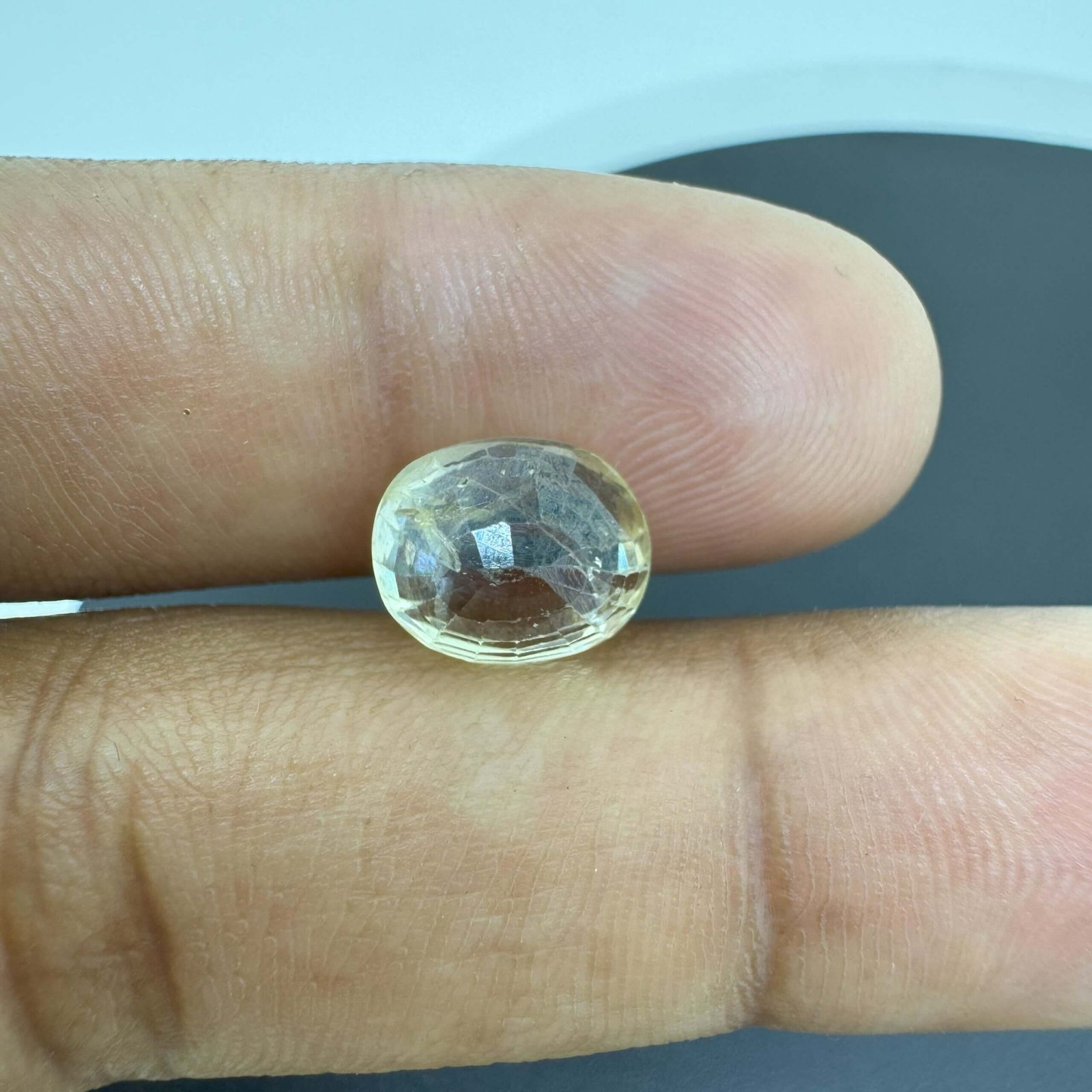 5.34 Carat/ 5.92 Ratti Natural Yellow Sapphire/ Pukhraj Gemstone