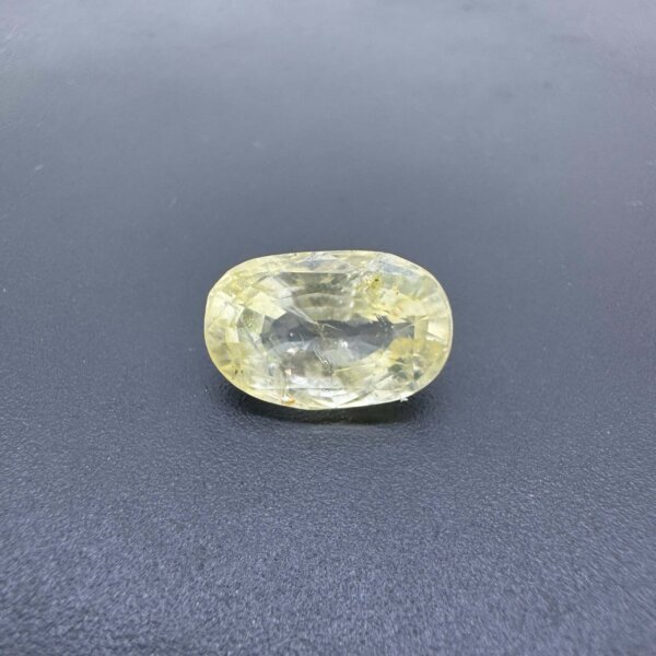 5.99 Carat/ 6.64 Ratti Natural Yellow Sapphire/ Pukhraj Gemstone