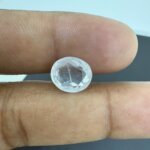 4.61 Carat/ 5.11 Ratti Natural White Sapphire/ Safed Pukhraj Gemstone