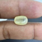 5.38 Carat/ 5.97 Ratti Natural Yellow Sapphire/ Pukhraj Gemstone