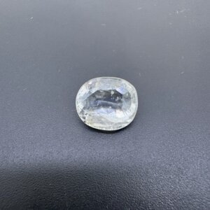 5.69 Carat/ 6.31 Ratti Natural White Sapphire/ Safed Pukhraj Gemstone
