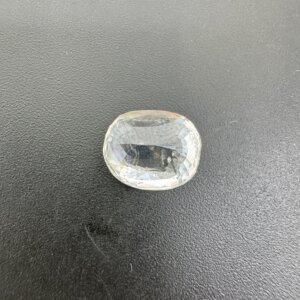 5.69 Carat/ 6.31 Ratti Natural White Sapphire/ Safed Pukhraj Gemstone