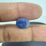 6.16 Carat/ 6.83 Ratti Natural Blue Sapphire/ Neelam Gemstone