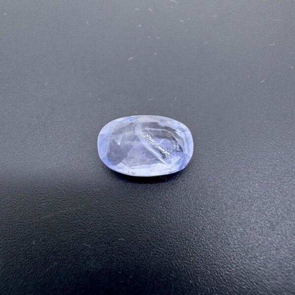 6.36 Carat/ 7.05 Ratti Natural Blue Sapphire/ Neelam Gemstone