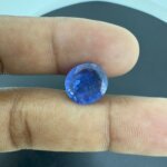5.03 Carat/ 5.58 Ratti Natural Blue Sapphire/ Neelam Gemstone