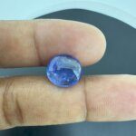 5.03 Carat/ 5.58 Ratti Natural Blue Sapphire/ Neelam Gemstone