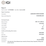 IGI Certified Round 2.02 Ct Lab Grown Diamond Loose Stone