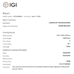 IGI Certified Round Cut 2.04 Carat Lab Grown Diamond Loose Stone