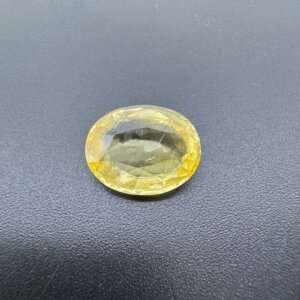 6.15 Carat/ 6.82 Ratti Natural Yellow Sapphire/ Pukhraj Gemstone