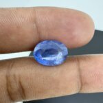 6.71 Carat/ 7.44 Ratti Natural Blue Sapphire/ Neelam Gemstone