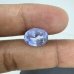 6.59 Carat/ 7.31 Ratti Natural Blue Sapphire/ Neelam Gemstone