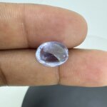 6.59 Carat/ 7.31 Ratti Natural Blue Sapphire/ Neelam Gemstone