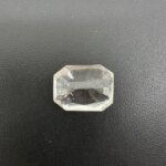 6.12 Carat/ 6.79 Ratti Natural White Sapphire/ Safed Pukhraj Gemstone
