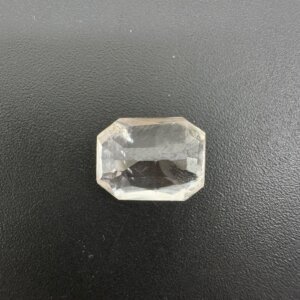 6.12 Carat/ 6.79 Ratti Natural White Sapphire/ Safed Pukhraj Gemstone