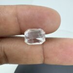 6.12 Carat/ 6.79 Ratti Natural White Sapphire/ Safed Pukhraj Gemstone
