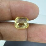 8.02 Carat/ 8.90 Ratti Natural Yellow Sapphire/ Pukhraj Gemstone
