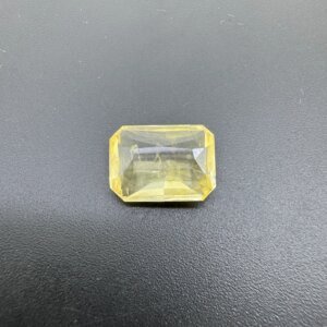 5.93 Carat/ 6.58 Ratti Natural Yellow Sapphire/ Pukhraj Gemstone