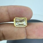 5.93 Carat/ 6.58 Ratti Natural Yellow Sapphire/ Pukhraj Gemstone