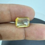 5.93 Carat/ 6.58 Ratti Natural Yellow Sapphire/ Pukhraj Gemstone