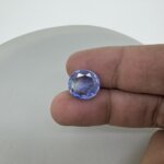 7.40 Carat/ 8.21 Ratti Natural Blue Sapphire/ Neelam Gemstone