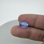 5.71 Carat/ 6.33 Ratti Natural Blue Sapphire/ Neelam Gemstone