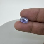 5.71 Carat/ 6.33 Ratti Natural Blue Sapphire/ Neelam Gemstone