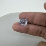 7.63 Carat/ 8.46 Ratti Natural Blue Sapphire/ Neelam Gemstone