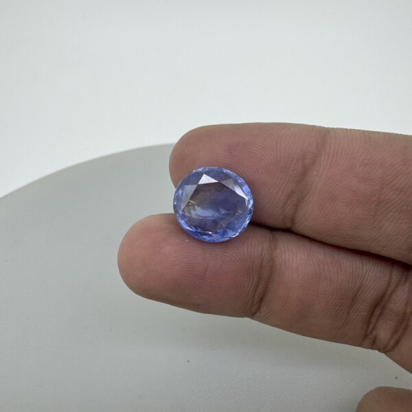 7.40 Carat/ 8.21 Ratti Natural Blue Sapphire/ Neelam Gemstone