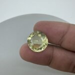 9.90 Carat/ 10.98 Ratti Natural Yellow Beryl Gemstone