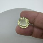 9.90 Carat/ 10.98 Ratti Natural Yellow Beryl Gemstone