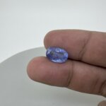 5.71 Carat/ 6.33 Ratti Natural Blue Sapphire/ Neelam Gemstone