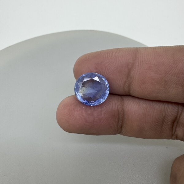 7.40 Carat/ 8.21 Ratti Natural Blue Sapphire/ Neelam Gemstone