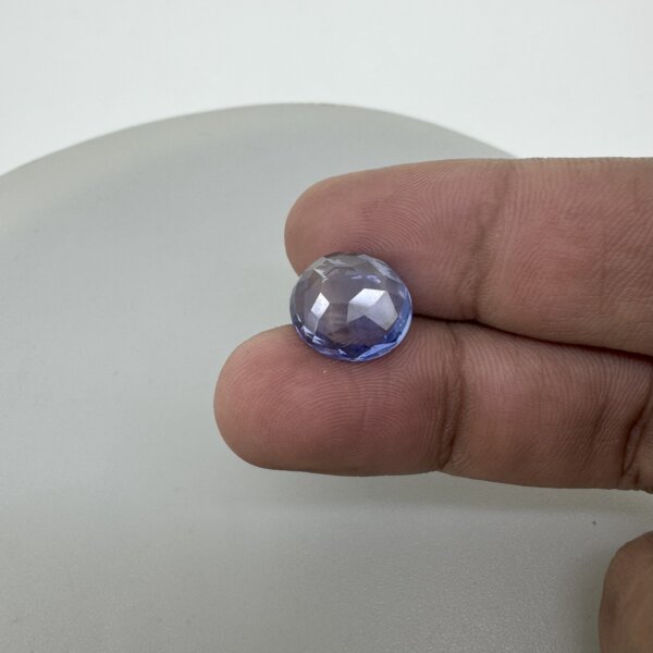 7.40 Carat/ 8.21 Ratti Natural Blue Sapphire/ Neelam Gemstone