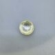 9.68 carat natural yellow sapphire pukhraj gemstone 10.67 ratti – certified Ceylon origin untreated yellow stone on white background.