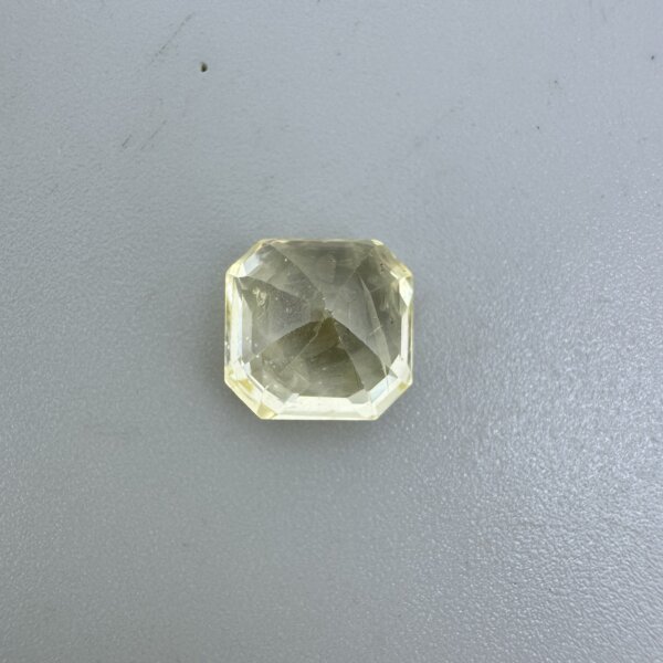 6.39 Carat/ 7.09 Ratti Natural Yellow Sapphire/ Pukhraj Gemstone