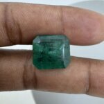 10.92 Carat/ 12.12 Ratti Natural Zambian Emerald/ Panna Gemstone