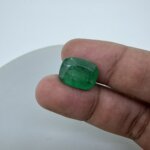 7.84 Carat/ 8.70 Ratti Natural Zambian Emerald/ Panna Gemstone