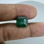 6.82 Carat/ 7.57 Ratti Natural Zambian Emerald/ Panna Gemstone
