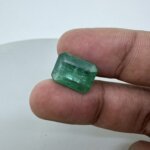 7.10 Carat/ 7.88 Ratti Natural Zambian Emerald/ Panna Gemstone
