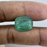 7.13 Carat/ 7.91 Ratti Natural Zambian Emerald/ Panna Gemstone