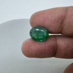 5.18 Carat/ 5.74 Ratti Natural Zambian Emerald/ Panna Gemstone