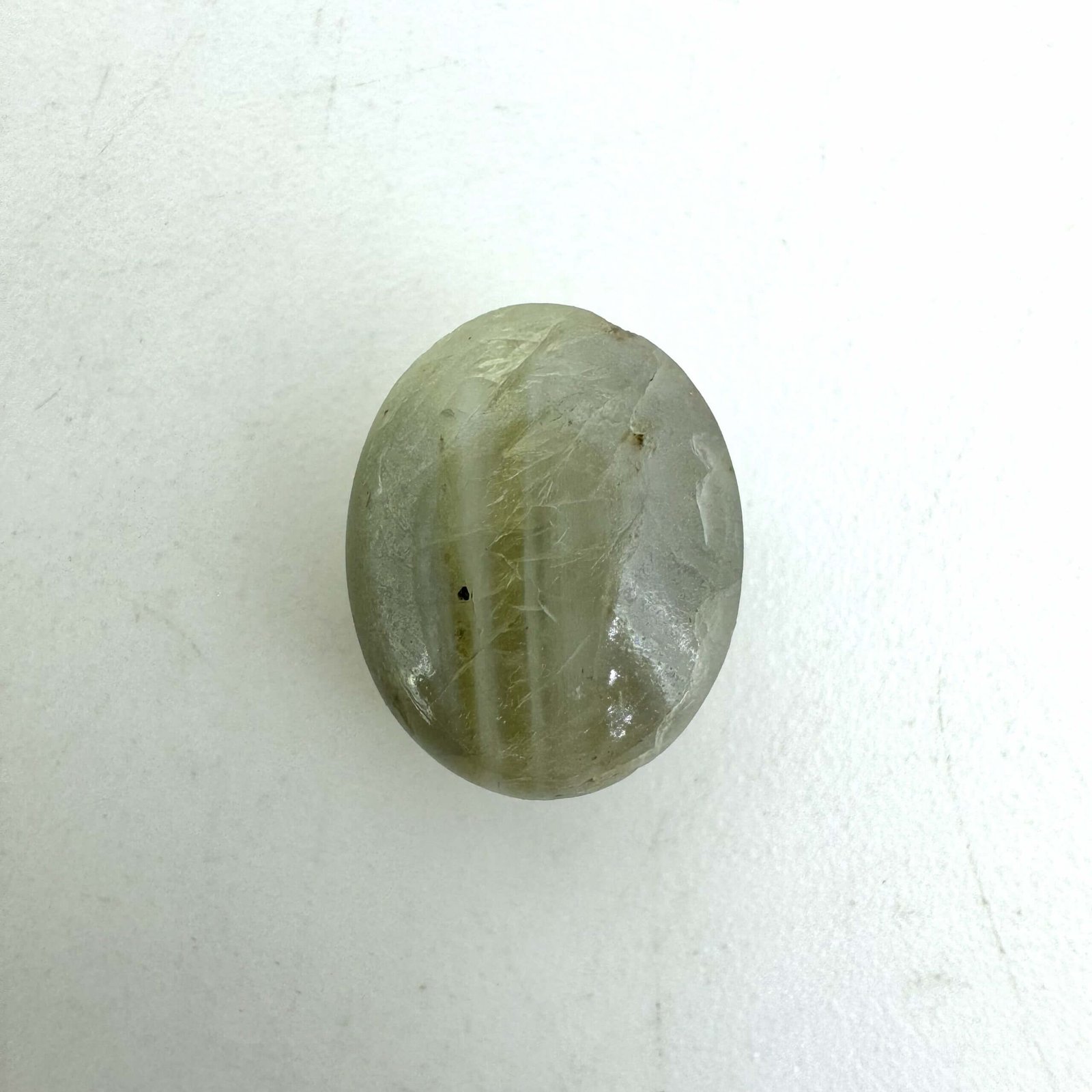 3.94 Carat/ 4.38 Ratti Natural Chrysoberyl Cat's Eye Gemstone