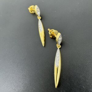 Lab Grown Diamond Drop Earrings in 14K & 18K Gold