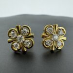 Women’s Lab Grown Diamond Gold Stud Earrings