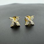 Lab Grown Diamond Marquise Stud Earrings in 14K/18K Gold