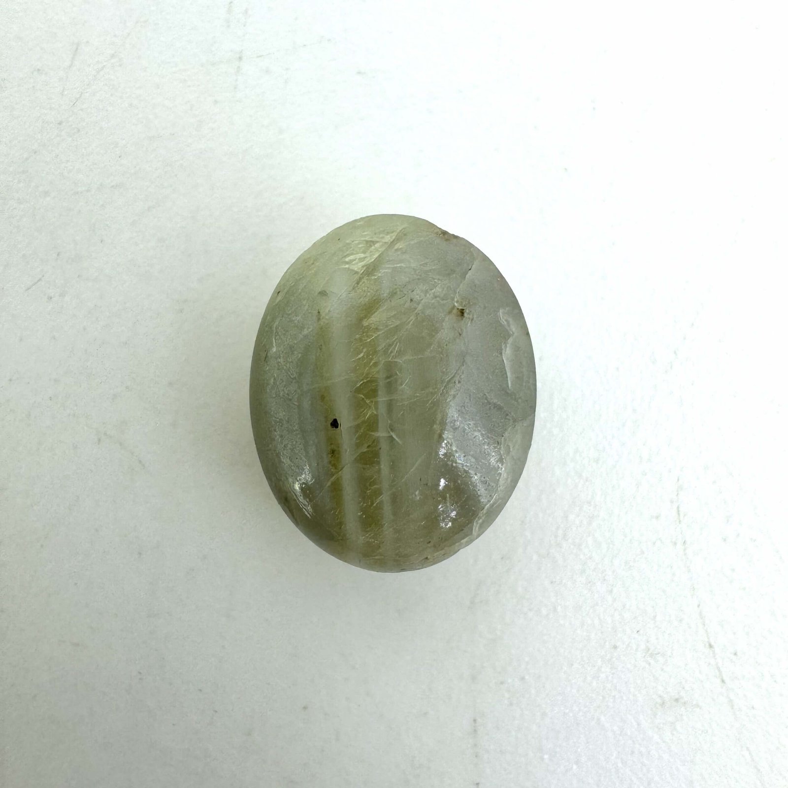 3.94 Carat/ 4.38 Ratti Natural Chrysoberyl Cat's Eye Gemstone
