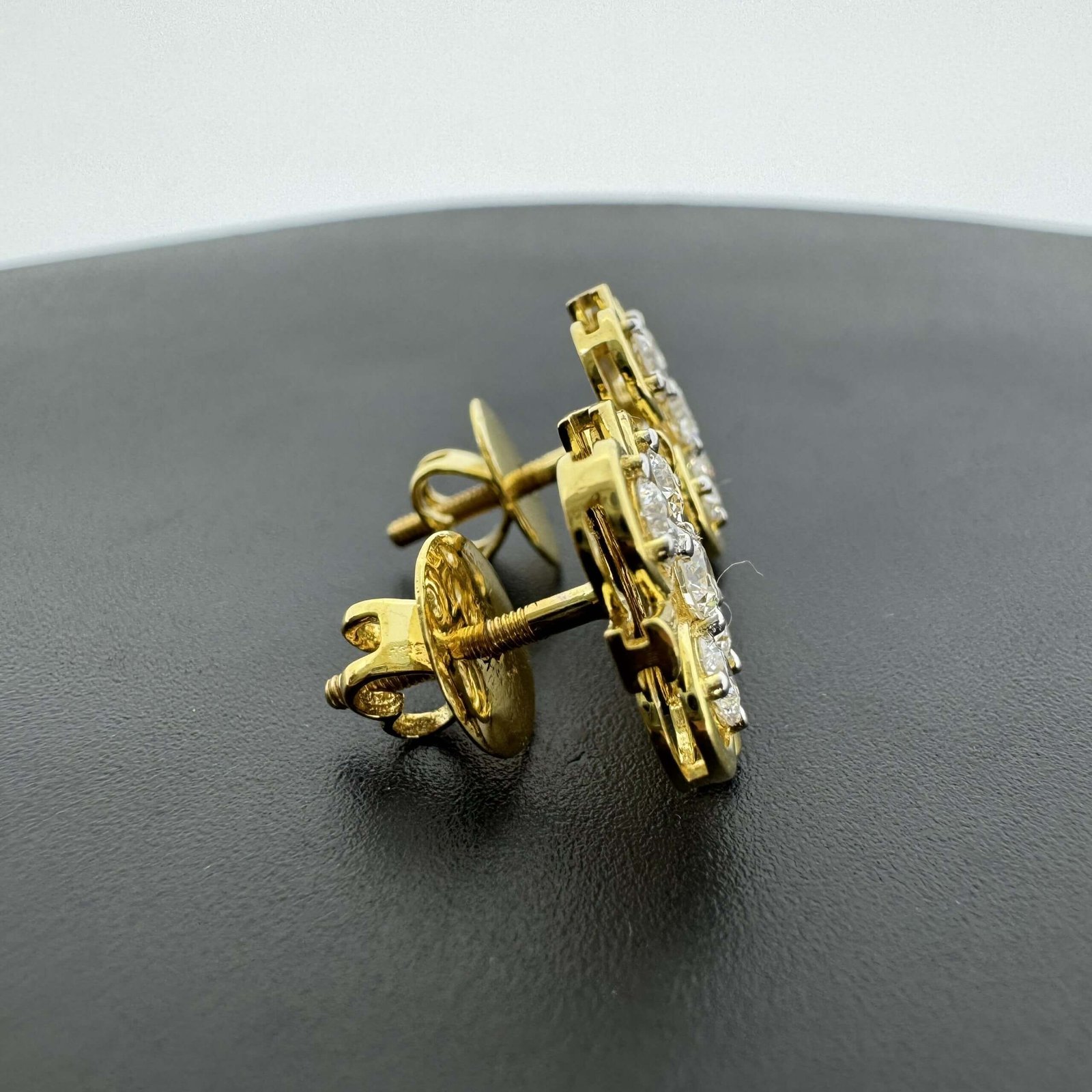 Women’s Lab Grown Diamond Gold Stud Earrings