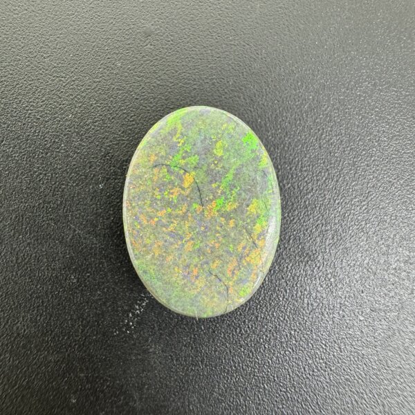 6.35 Carat/ 7.04 Ratti Natural Black Opal Gemstone (Australian)