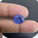 6.49 Carat/ 7.20 Ratti Natural Blue Sapphire (Neelam) Gemstone