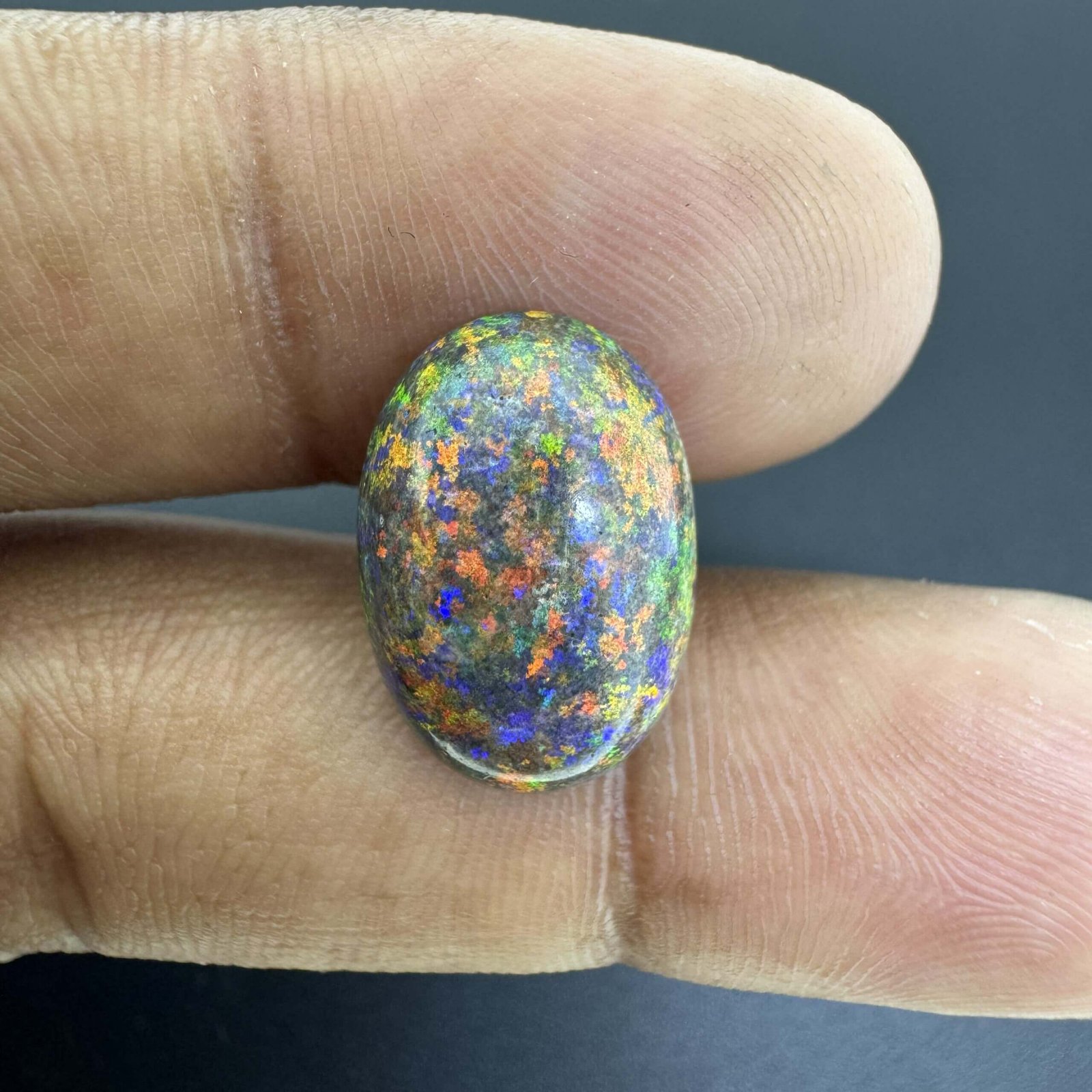 5.63 Carat/ 6.24 Ratti Natural Black Opal Gemstone (Australian)